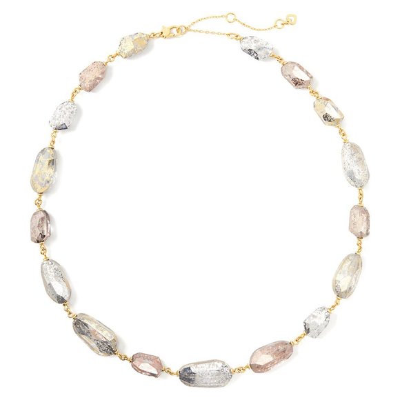 COPY - Kate Spade Treasure Trove Goldtone & Cubic Zirconia Patina Necklace - Picture 2 of 8